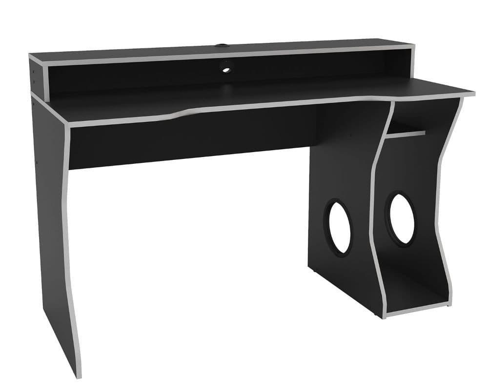 Silver sales gaming desk