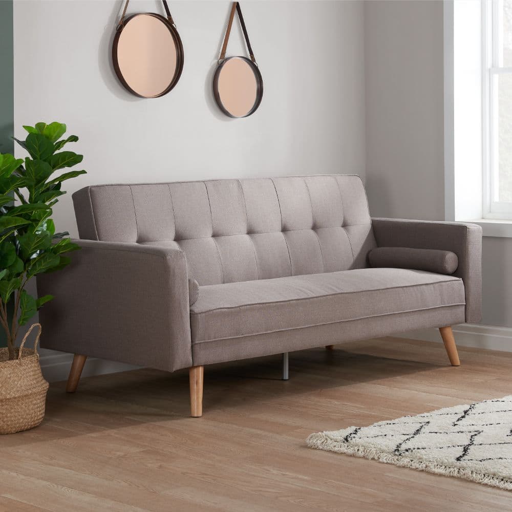 Gray sales linen couch