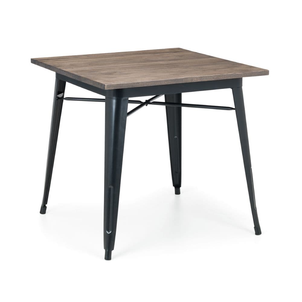 Metal square clearance table