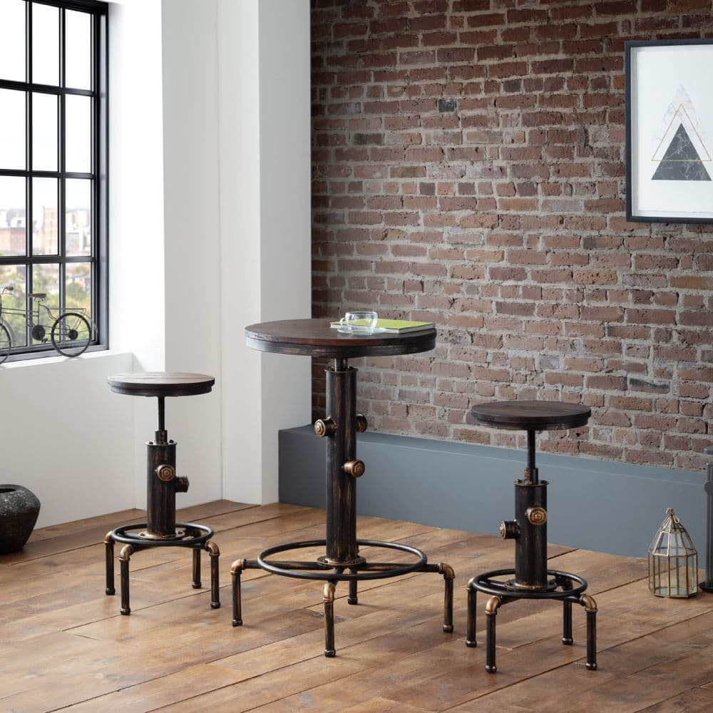 Copper shop pub table