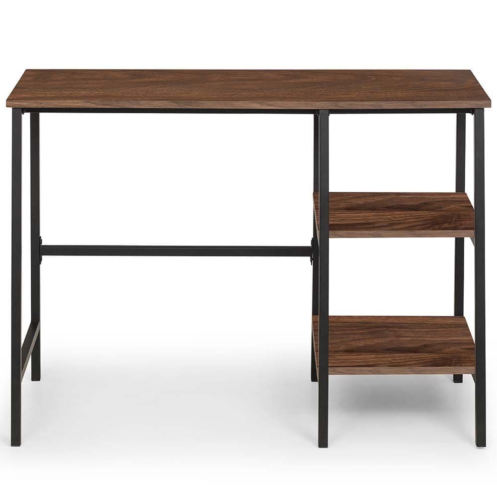 Tribeca Walnut Wooden and Metal Desk