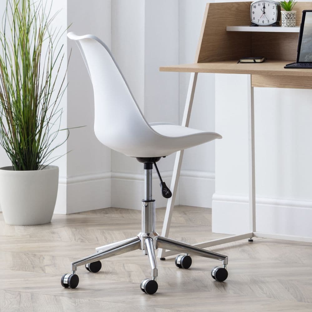 White desk office hot sale chair