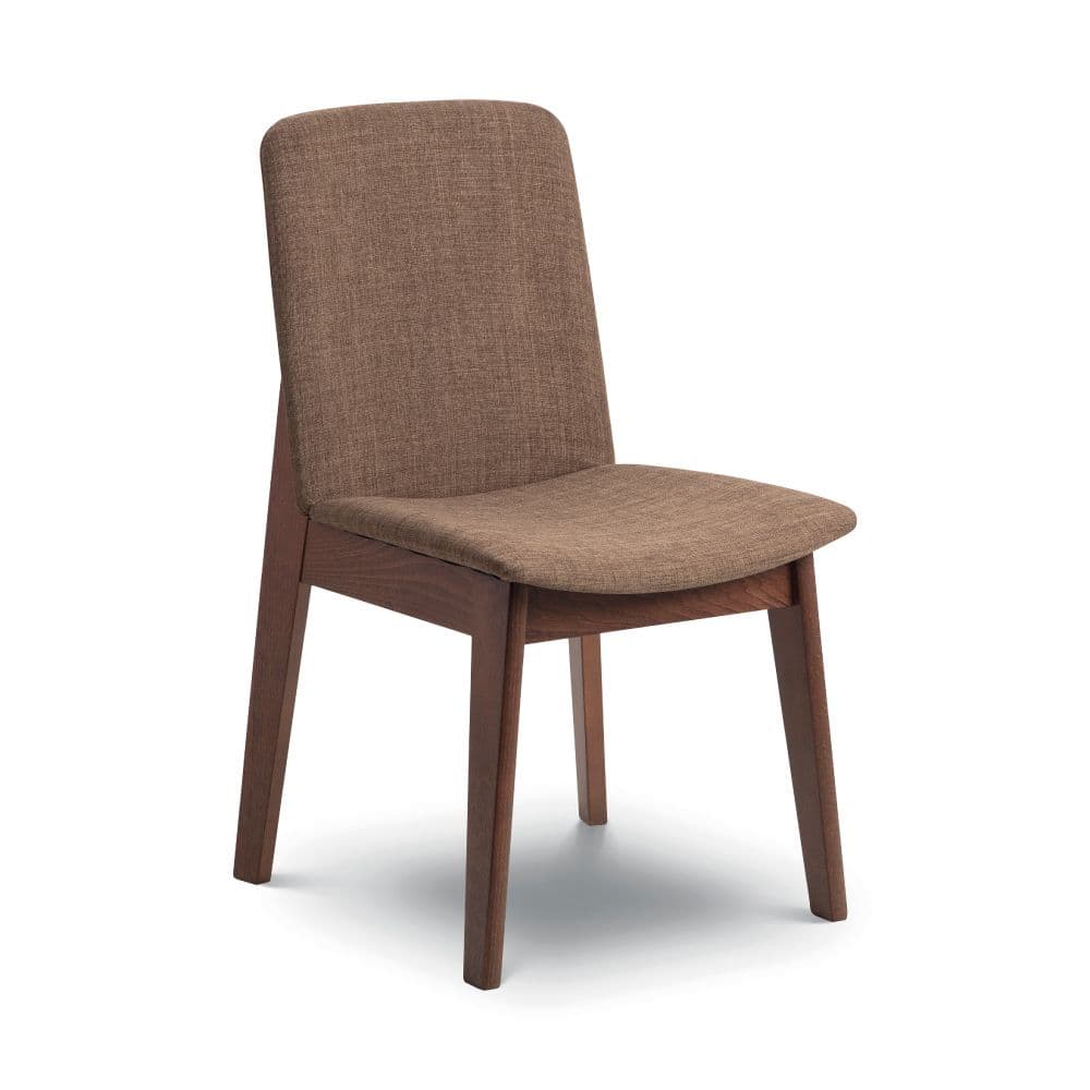 Wood fabric deals chair