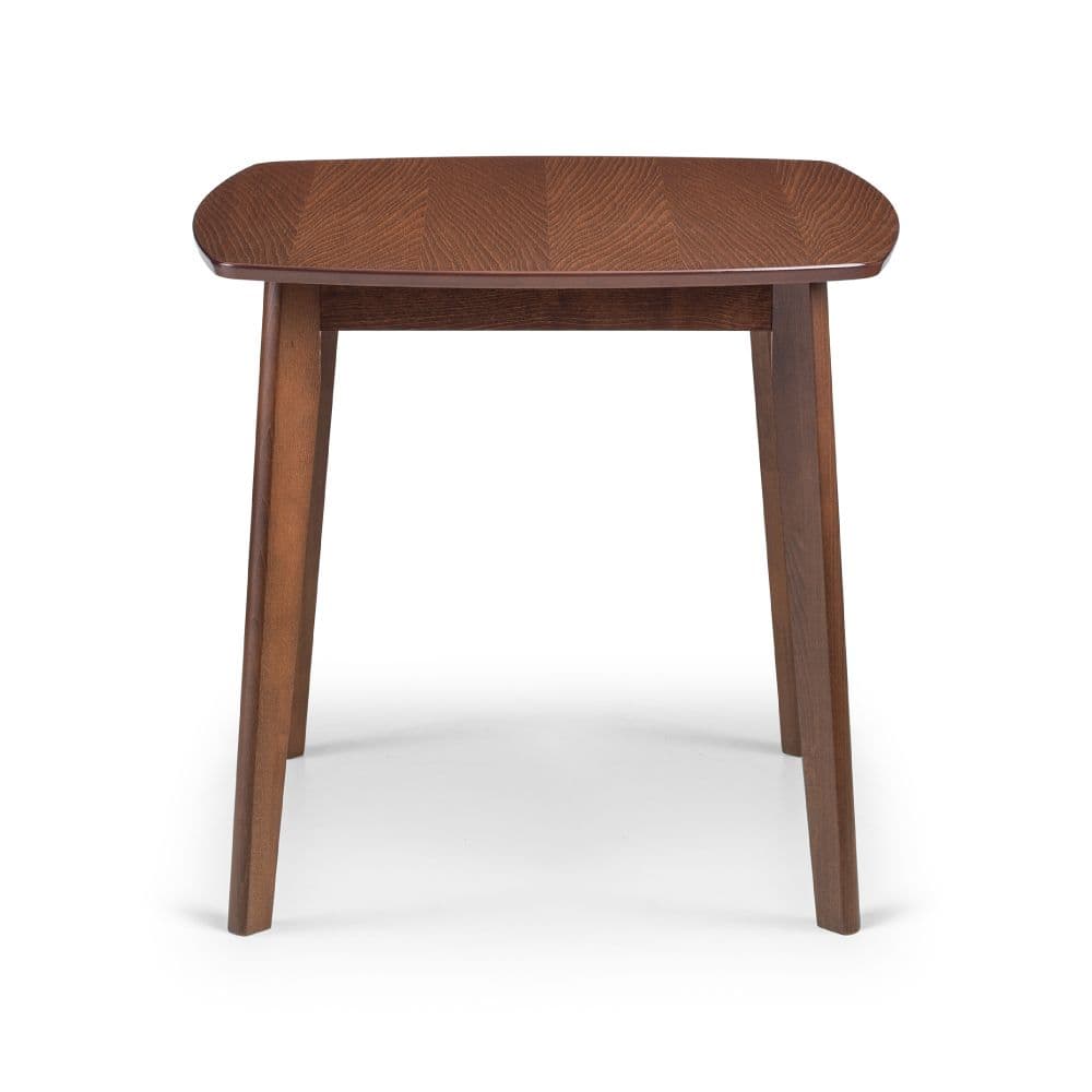Square walnut dining clearance table