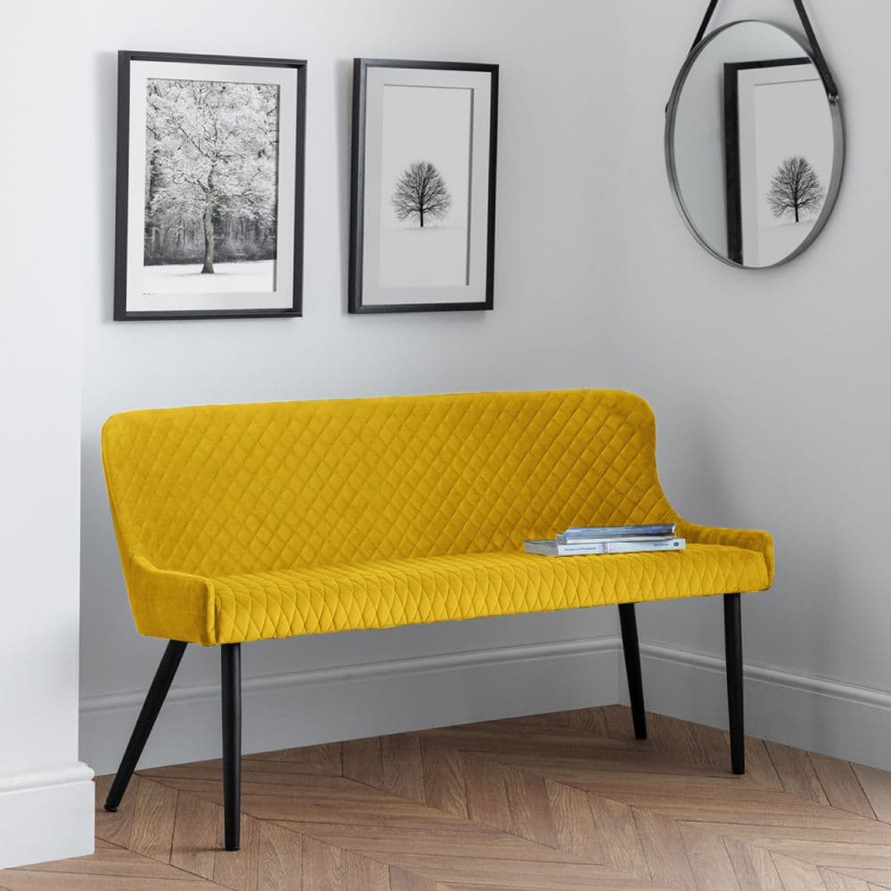 Upholstered dining cheap banquette with back