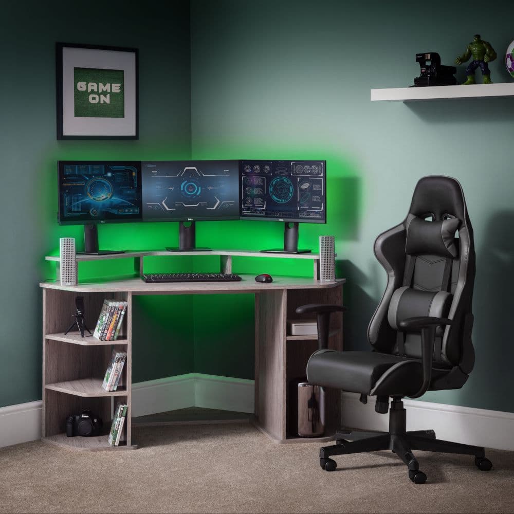 Corner swivel desk sale