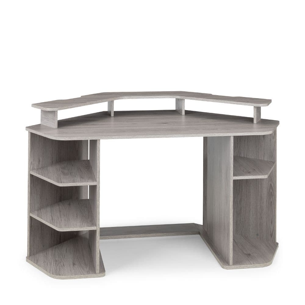 Corner gaming online desk with storage