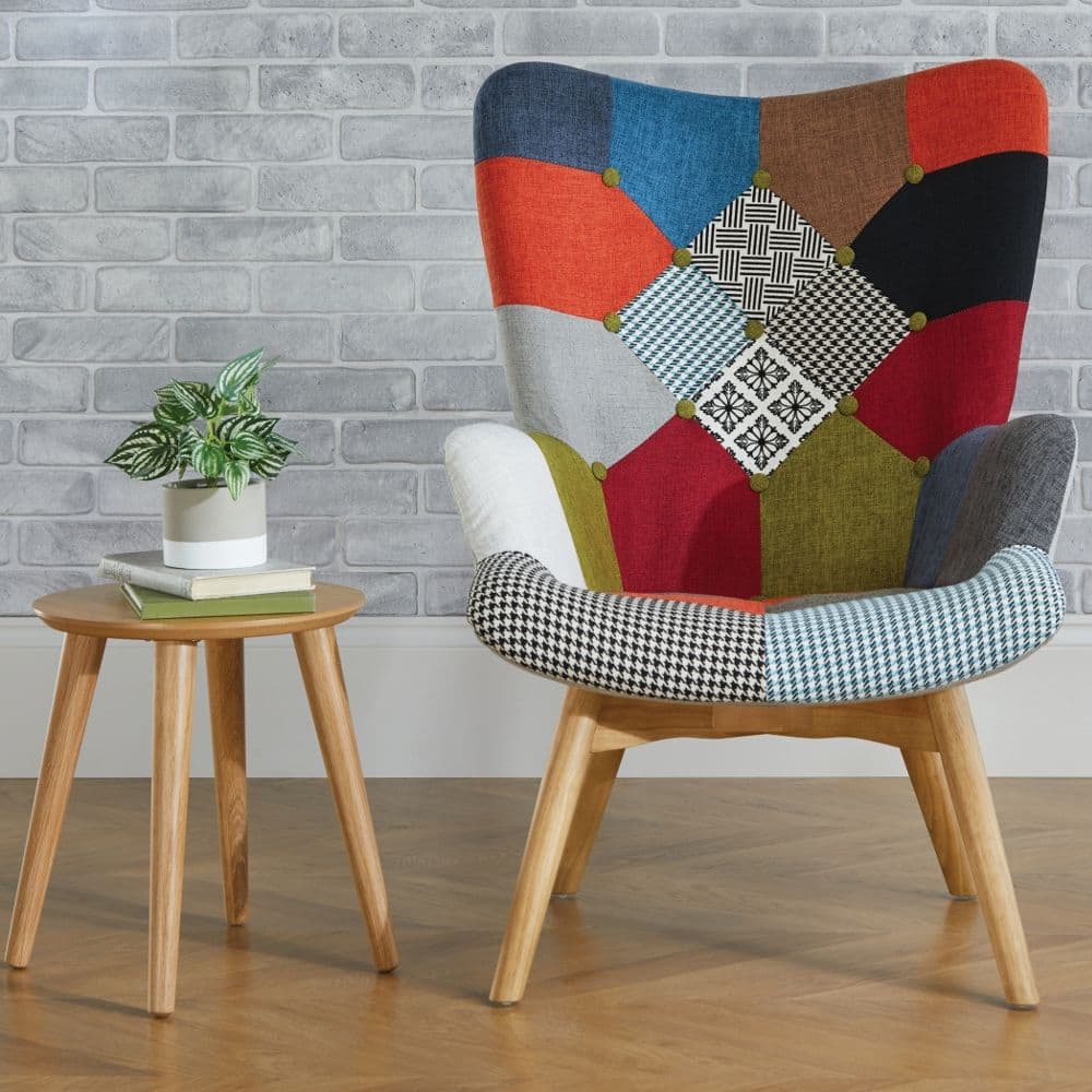 Multi coloured armchairs for sale outlet