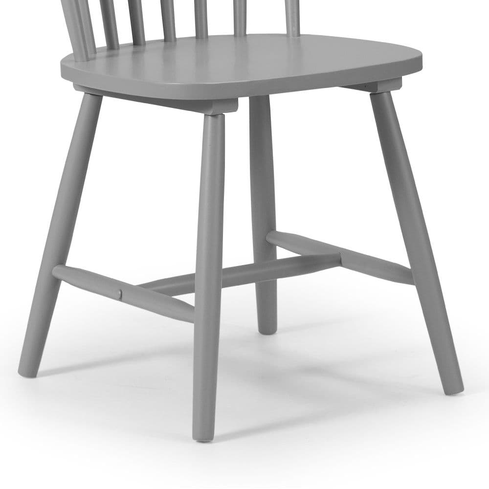 Torino Grey Wooden Dining Chair x 4