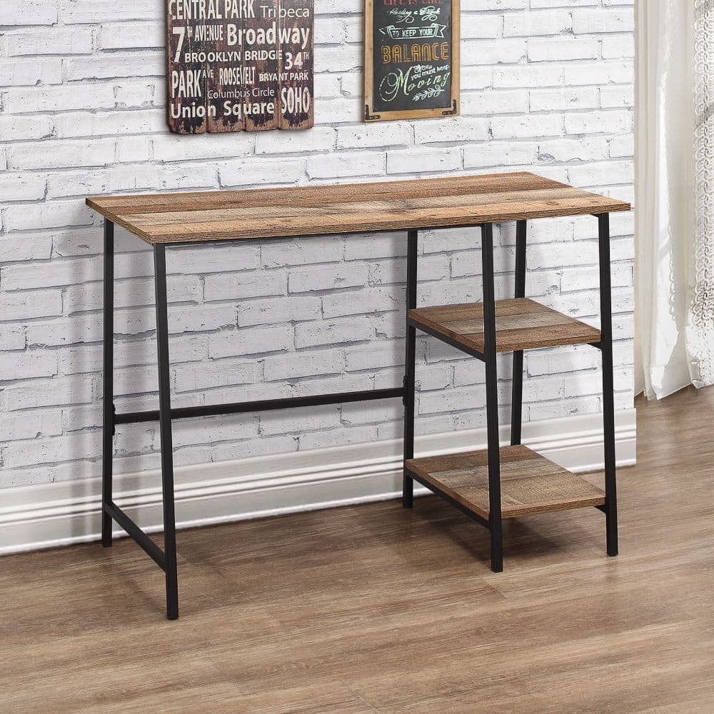 Distressed shop oak desk