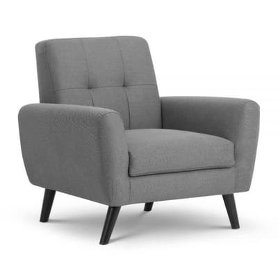 Monza Grey Fabric Chair