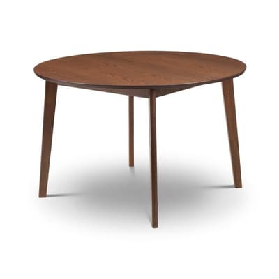 Farringdon Walnut Wooden Round Dining Table