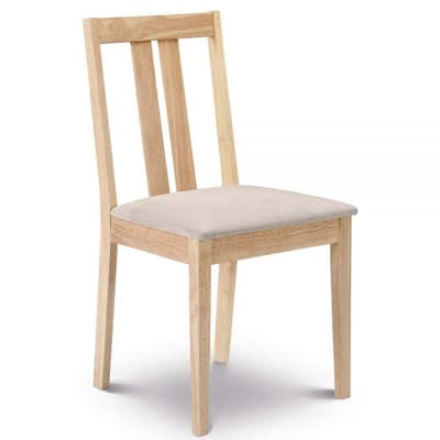 Rufford Oak Wooden Dining Chair x 2