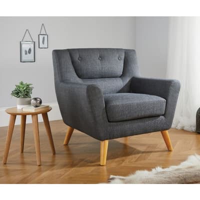 Lambeth Grey Fabric Chair
