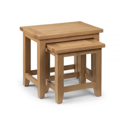 Astoria Oak Wooden Nest of Tables