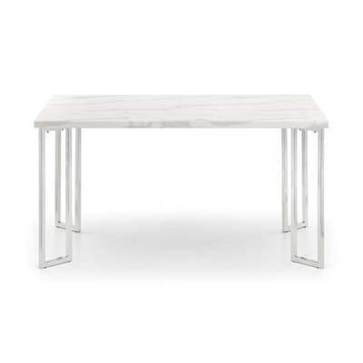 Positano White Marble Dining Table
