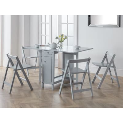 Savoy Grey Wooden Dining Table Set