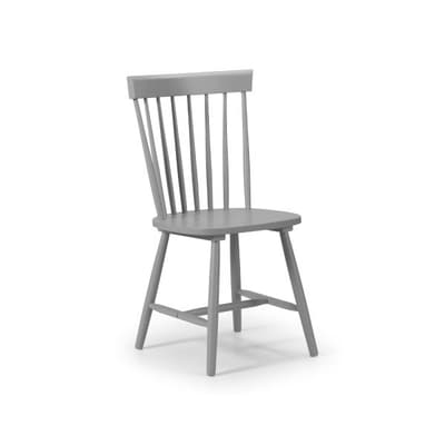 Torino Grey Wooden Dining Chair x 4