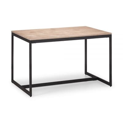 Tribeca Oak Wooden and Metal Dining Table