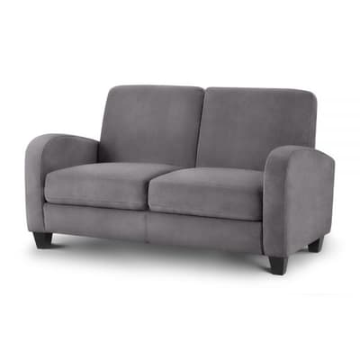 Vivo Grey Fabric 2 Seater Sofa