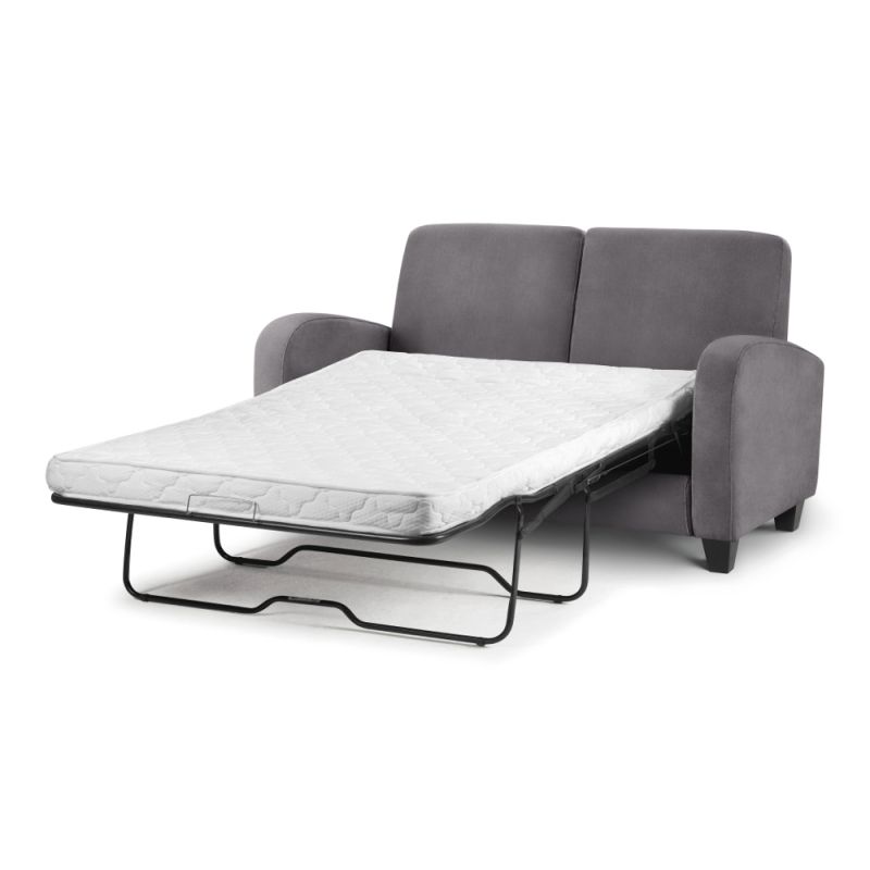 Vivo Dusk Grey Chenille 3 Seater Pull Out Sofa Bed
